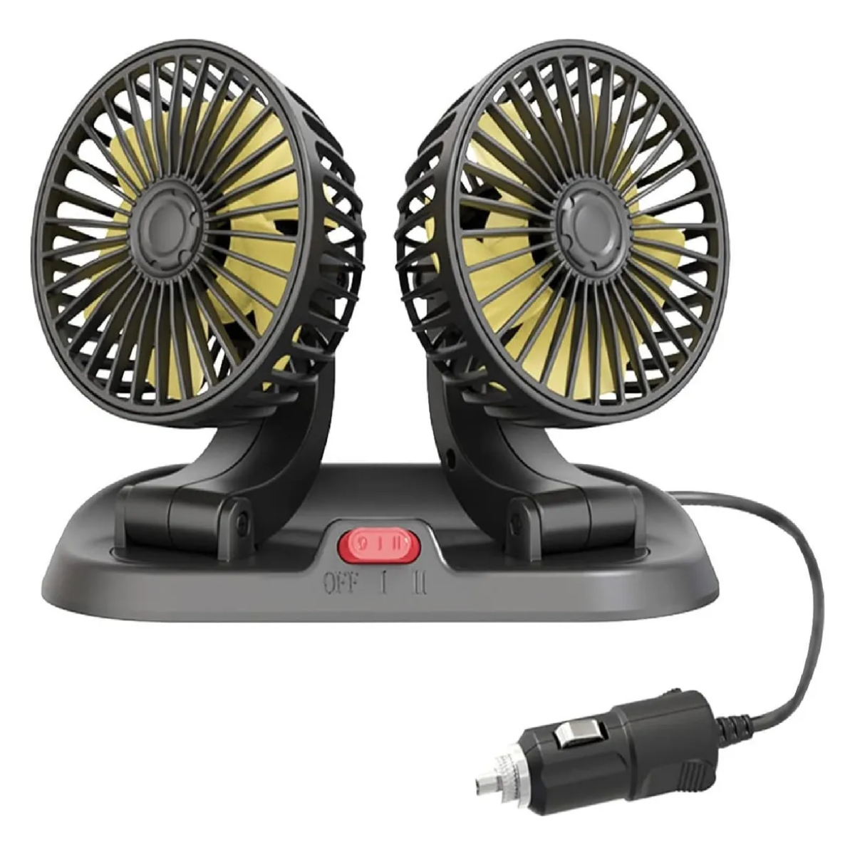 Miniatura 3 de Ventilador Doble Portátil Para Carro